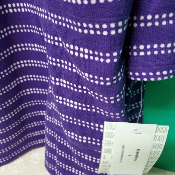 Lularoe Caroline Open Front Cardigan New S Purple - Picture 3 of 8